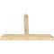 Ekena Millwork Portland Rough Sawn Timber Gable Bracket, Douglas Fir, 48"W x 32"H x 4"D x 4"F, 16/12 Pitch GBW048X32X0404POR00RDF - alternate 4